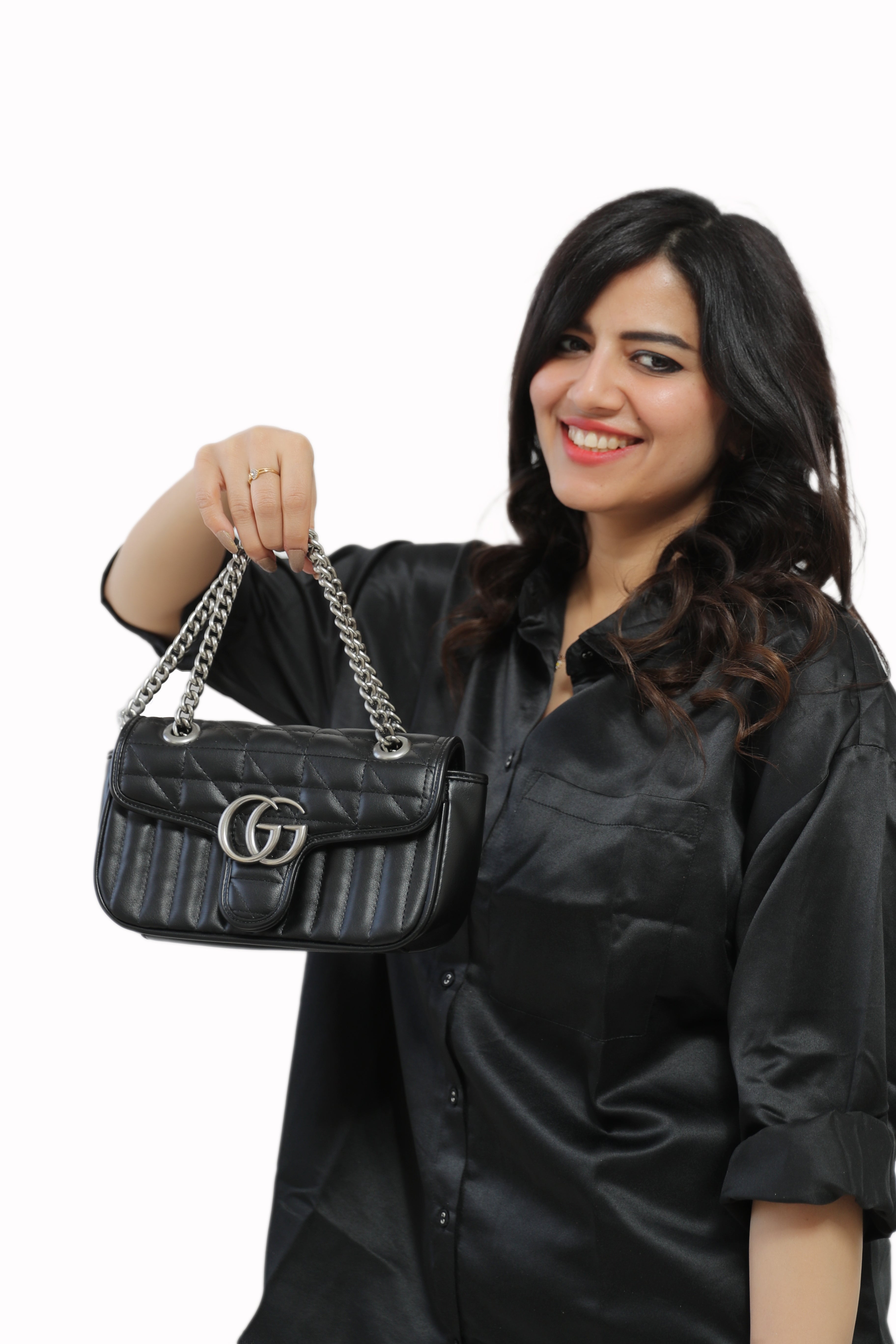 Gucci sling fashion black